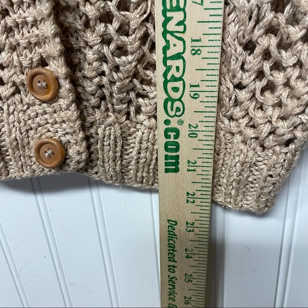 Jennifer Applegate Crochet BOHO Vest Size Small